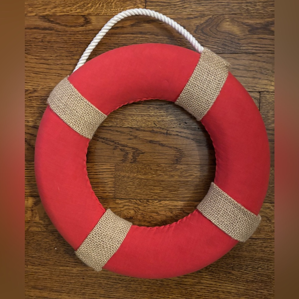 Sadie and Scout Life Saver Wall Hanging Home Decor Nautical Float